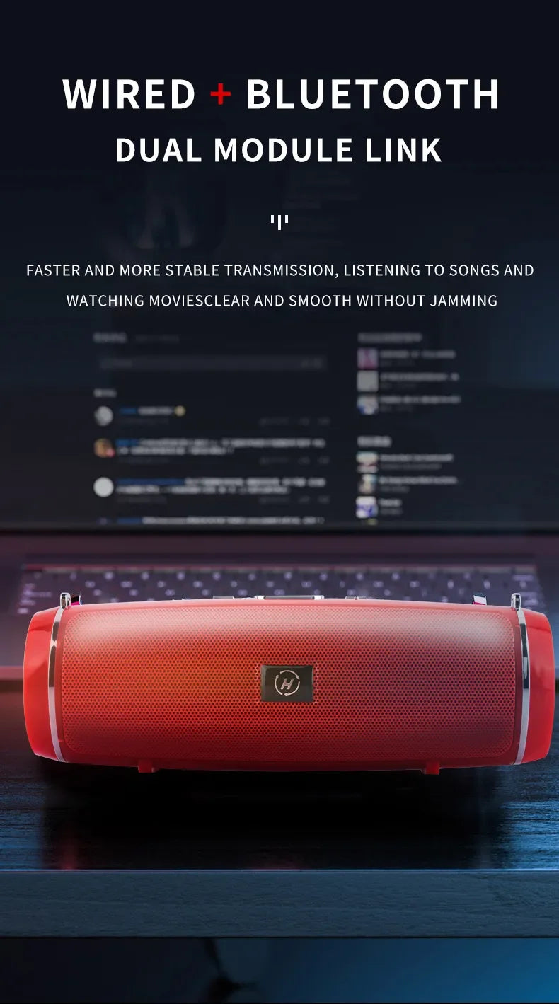 Bluetooth Speaker Waterproof Subwoofer